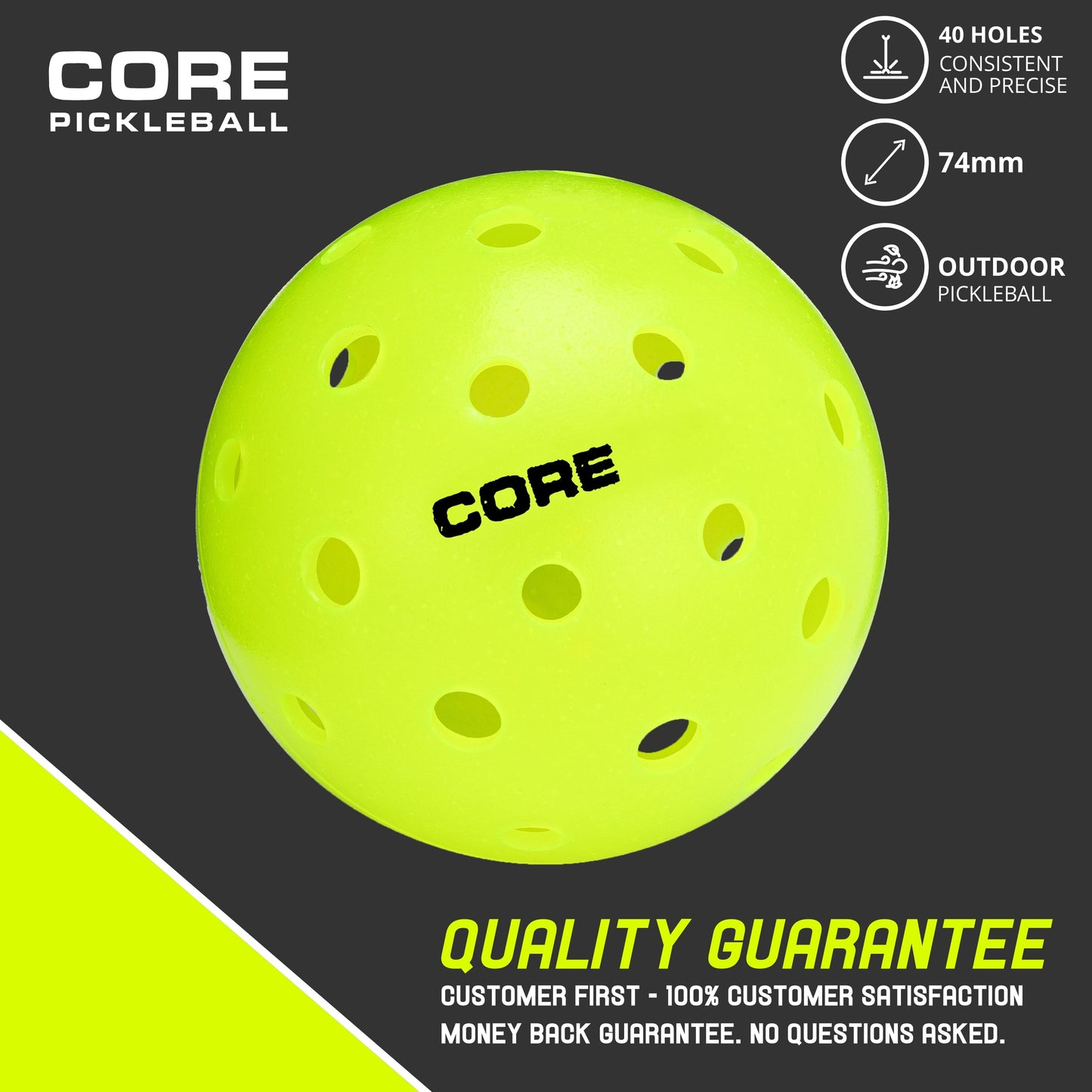 CORE Pickleball Outdoor - Fast and Built to Last | USA Pickleball Approved