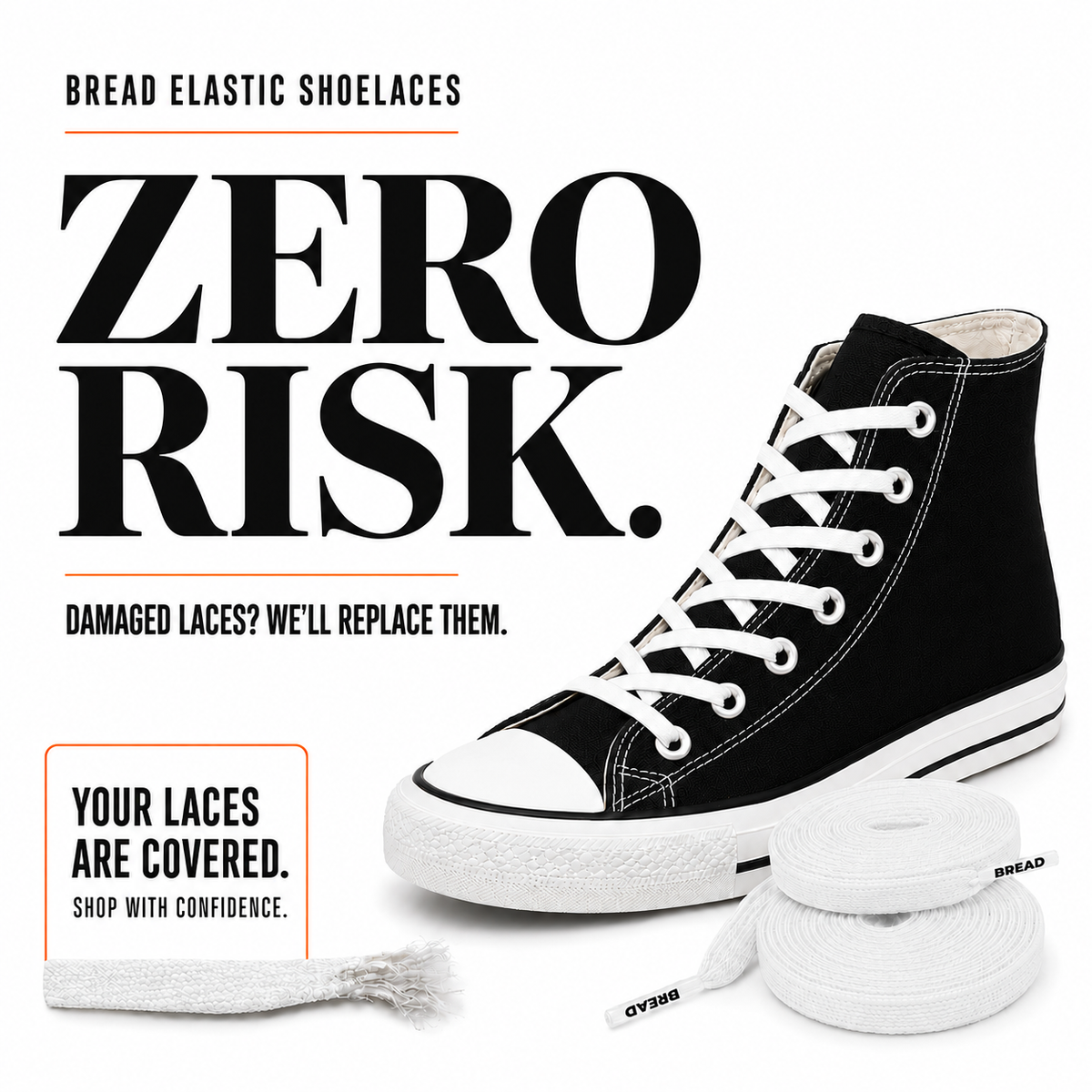 Vulture Gray Bread Laces