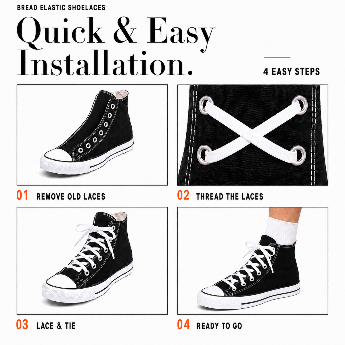 Vulture Gray Bread Laces