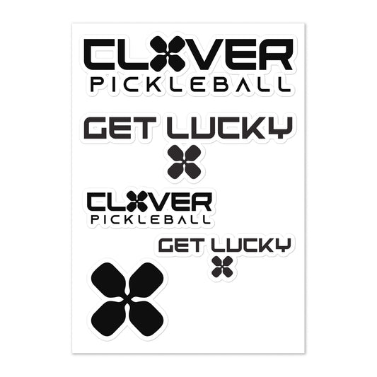 Clover Pickleball Sticker sheet