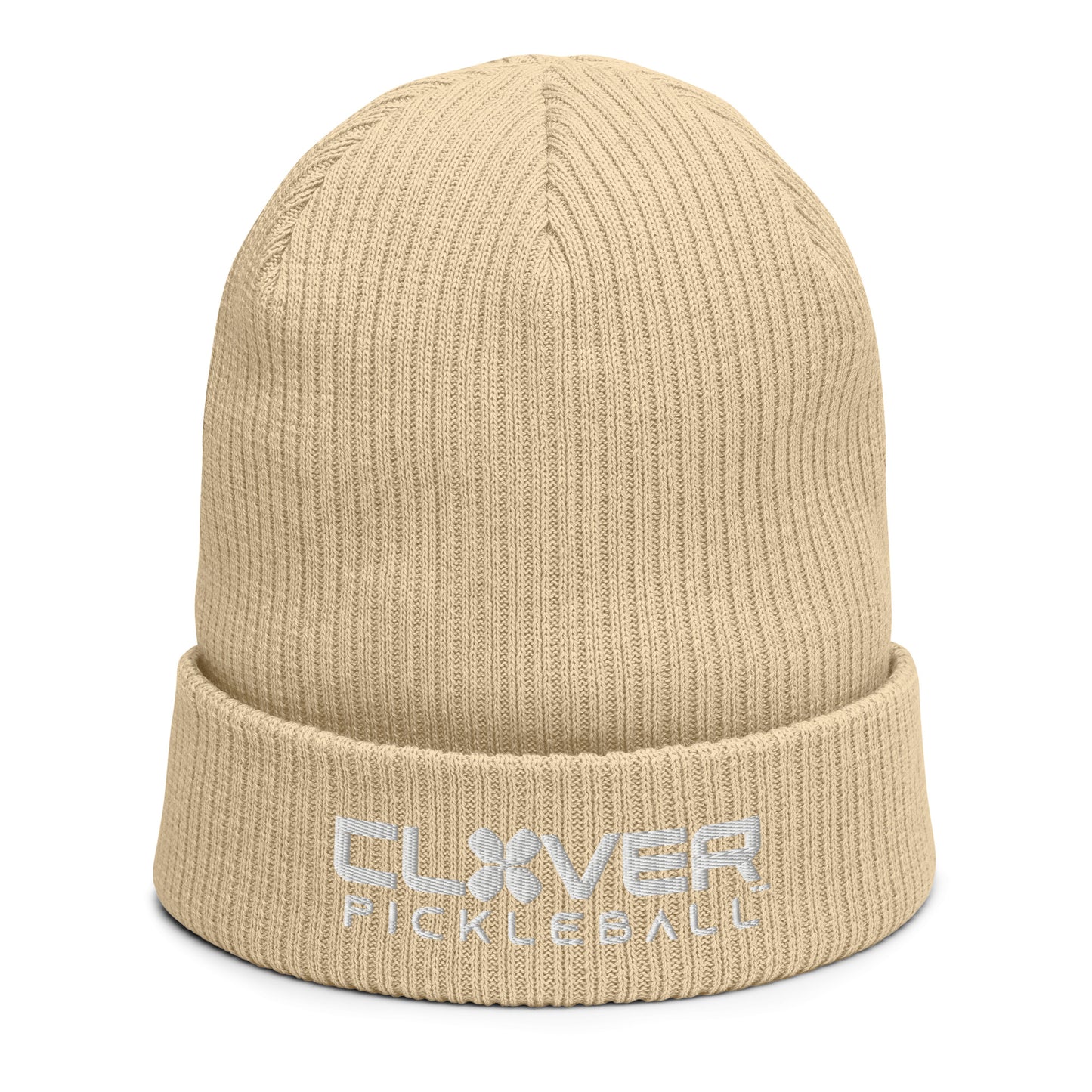 Clover Pickleball Organic ribbed beanie