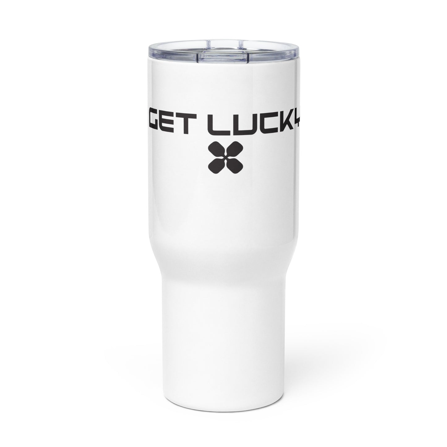 Get Lucky Travel mug with a handle