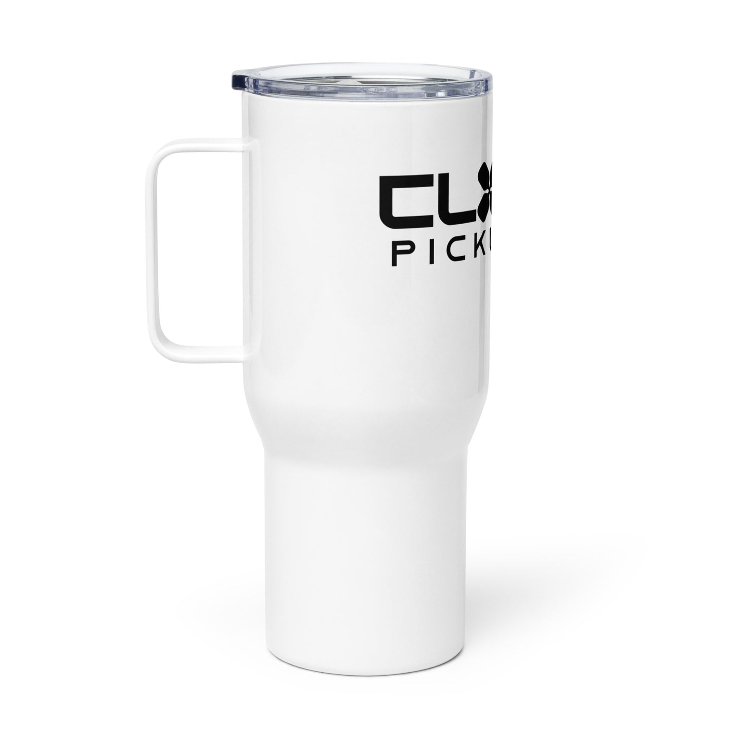 Clover Travel mug with a handle