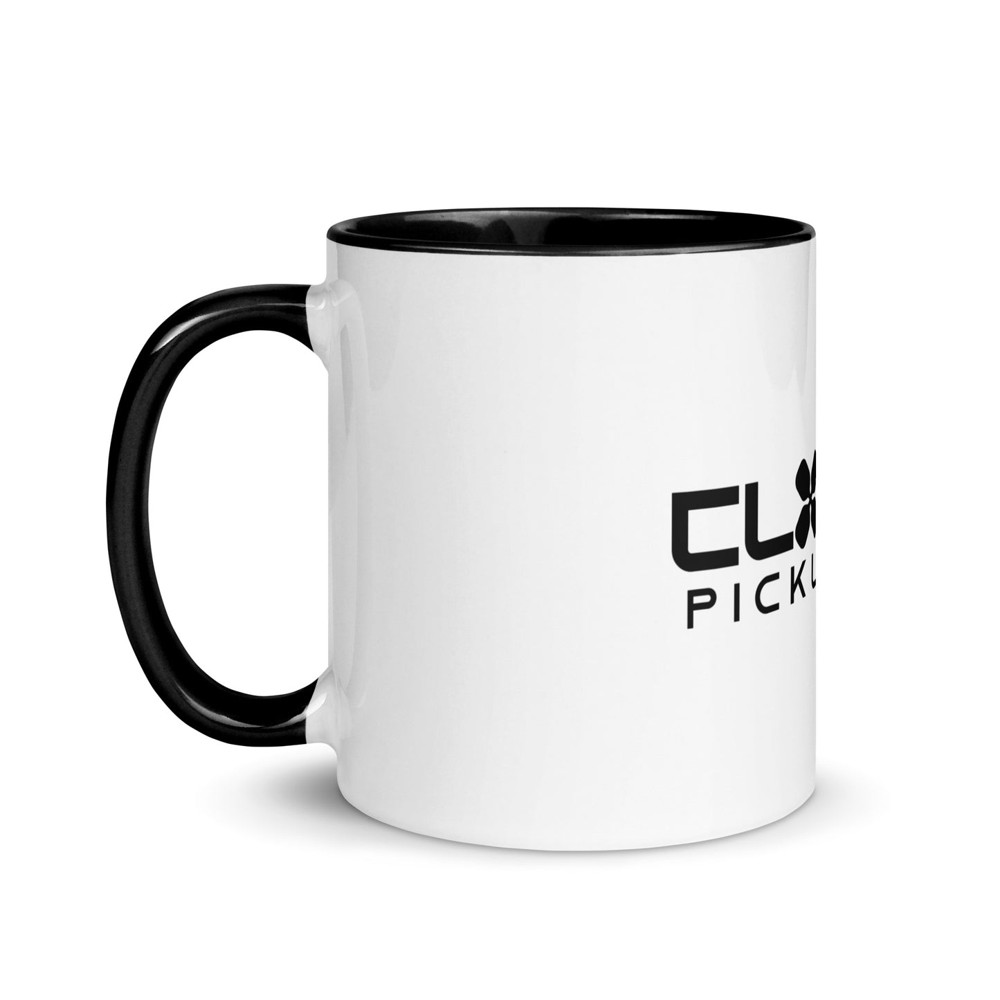 Clover Pickleball Mug with Color Inside