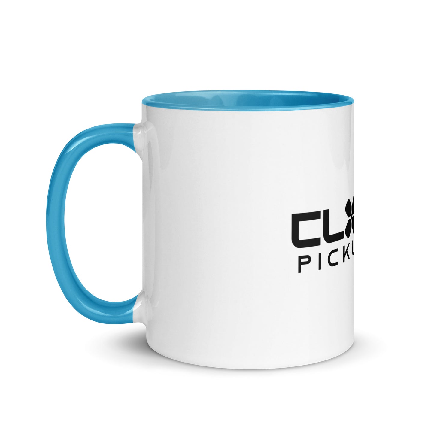 Clover Pickleball Mug with Color Inside