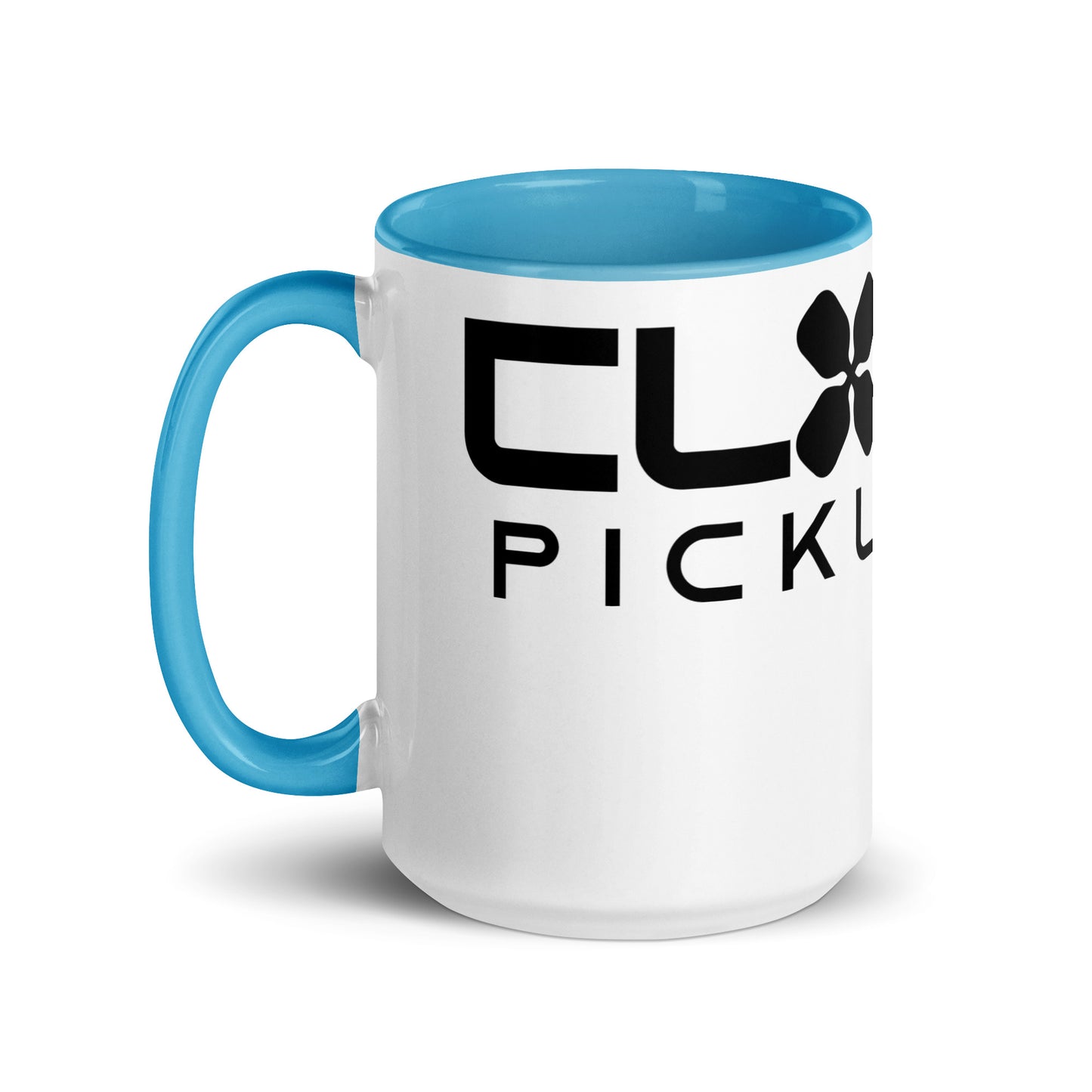 Clover Pickleball Mug with Color Inside