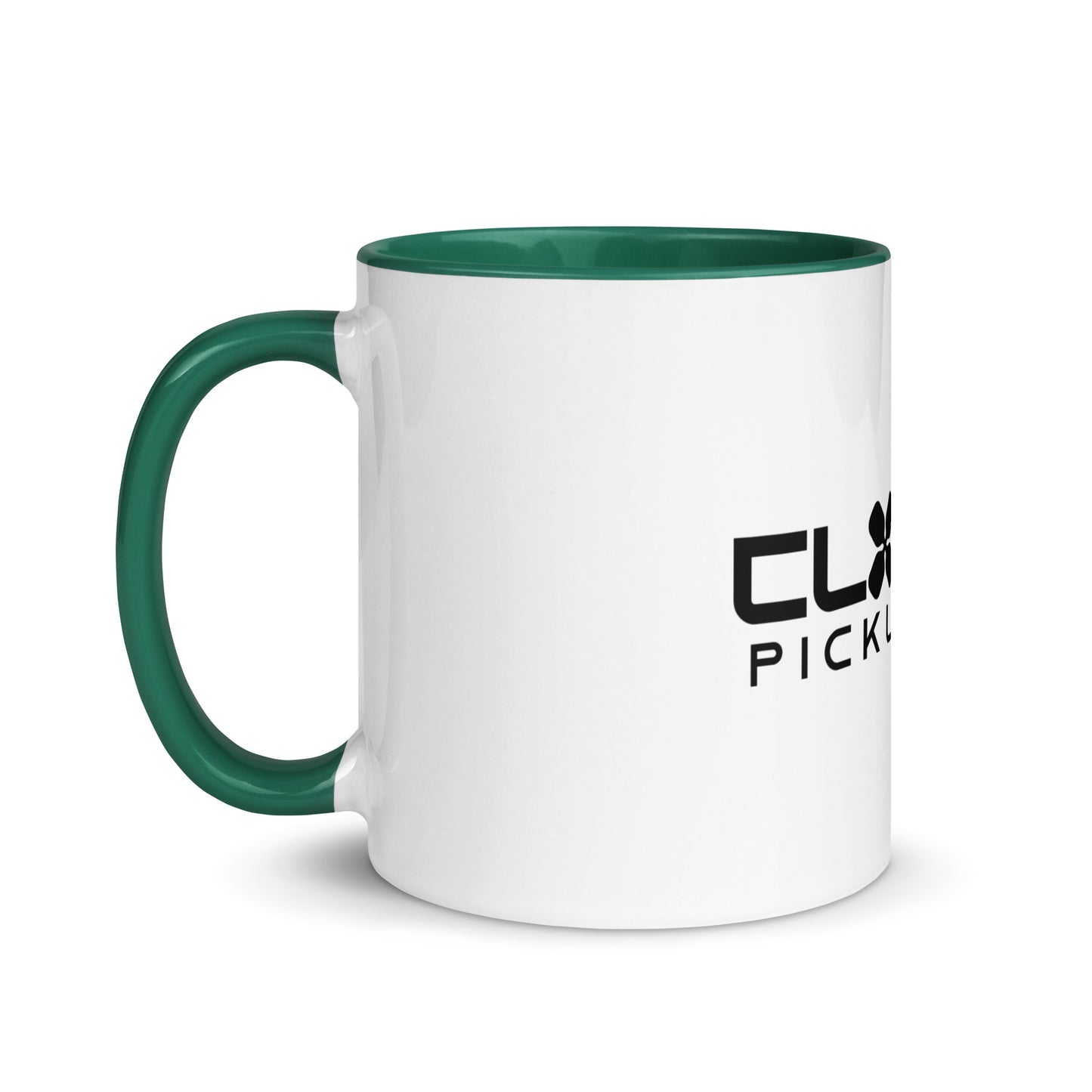 Clover Pickleball Mug with Color Inside