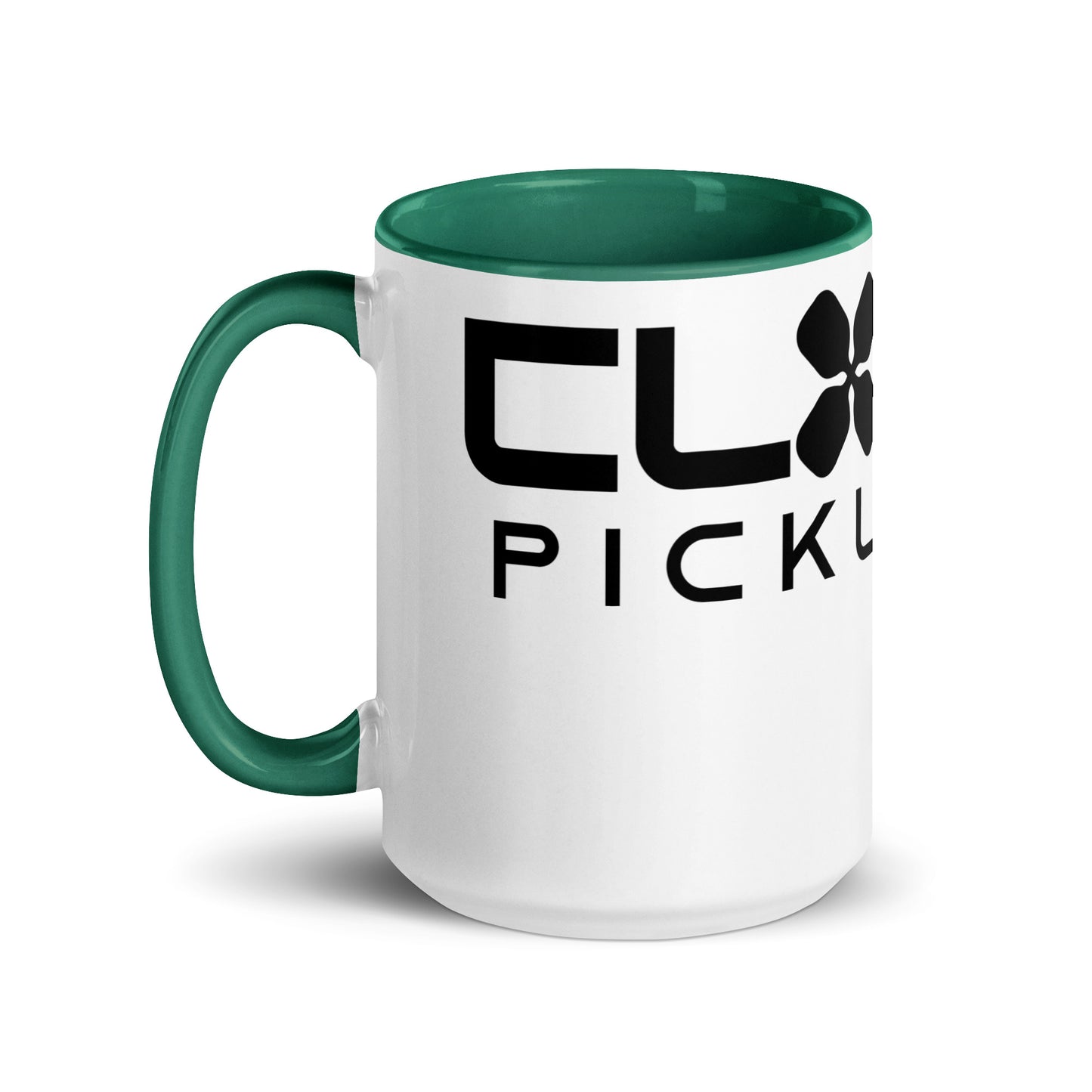 Clover Pickleball Mug with Color Inside