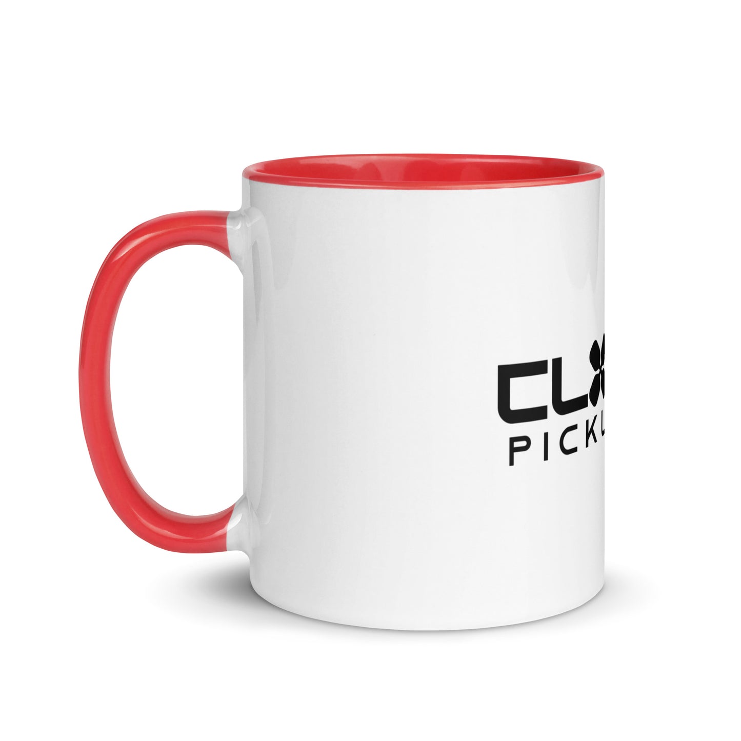 Clover Pickleball Mug with Color Inside