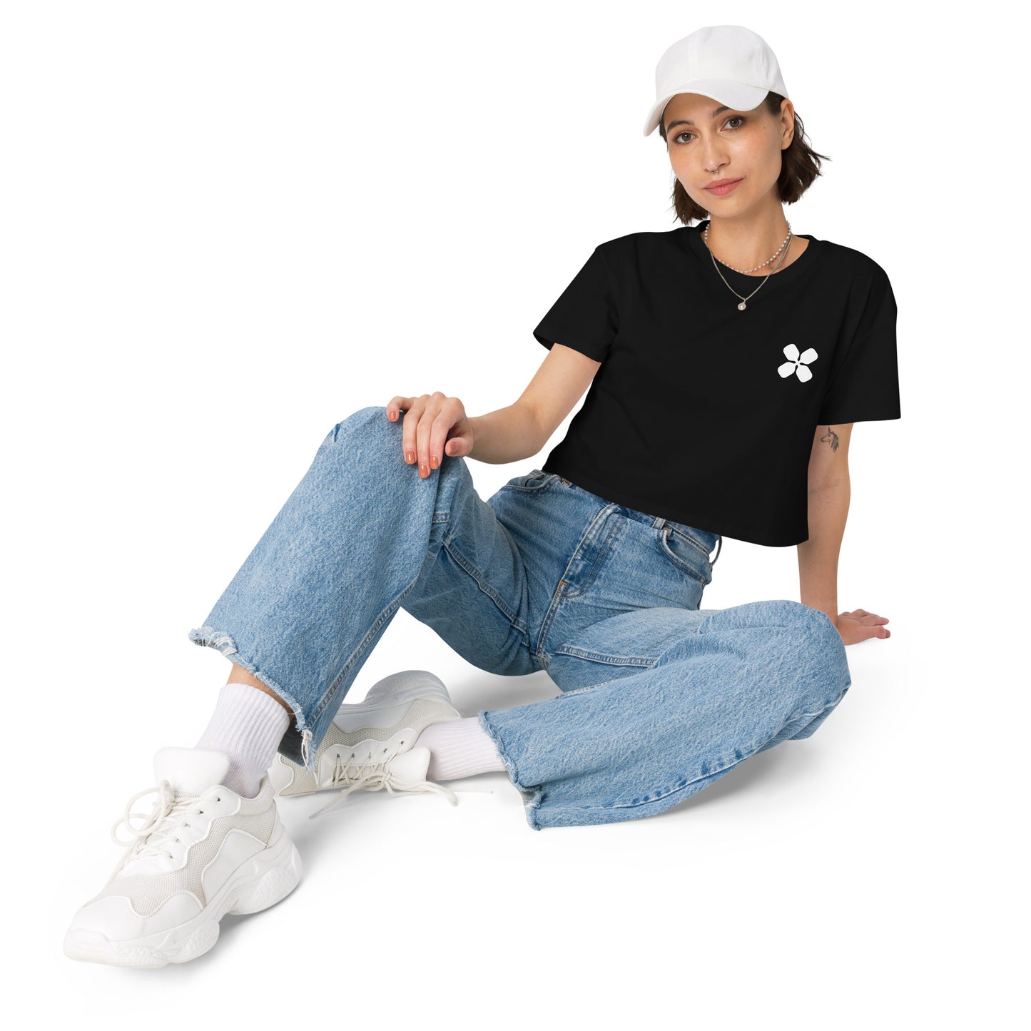 Clover Logo Women’s crop top