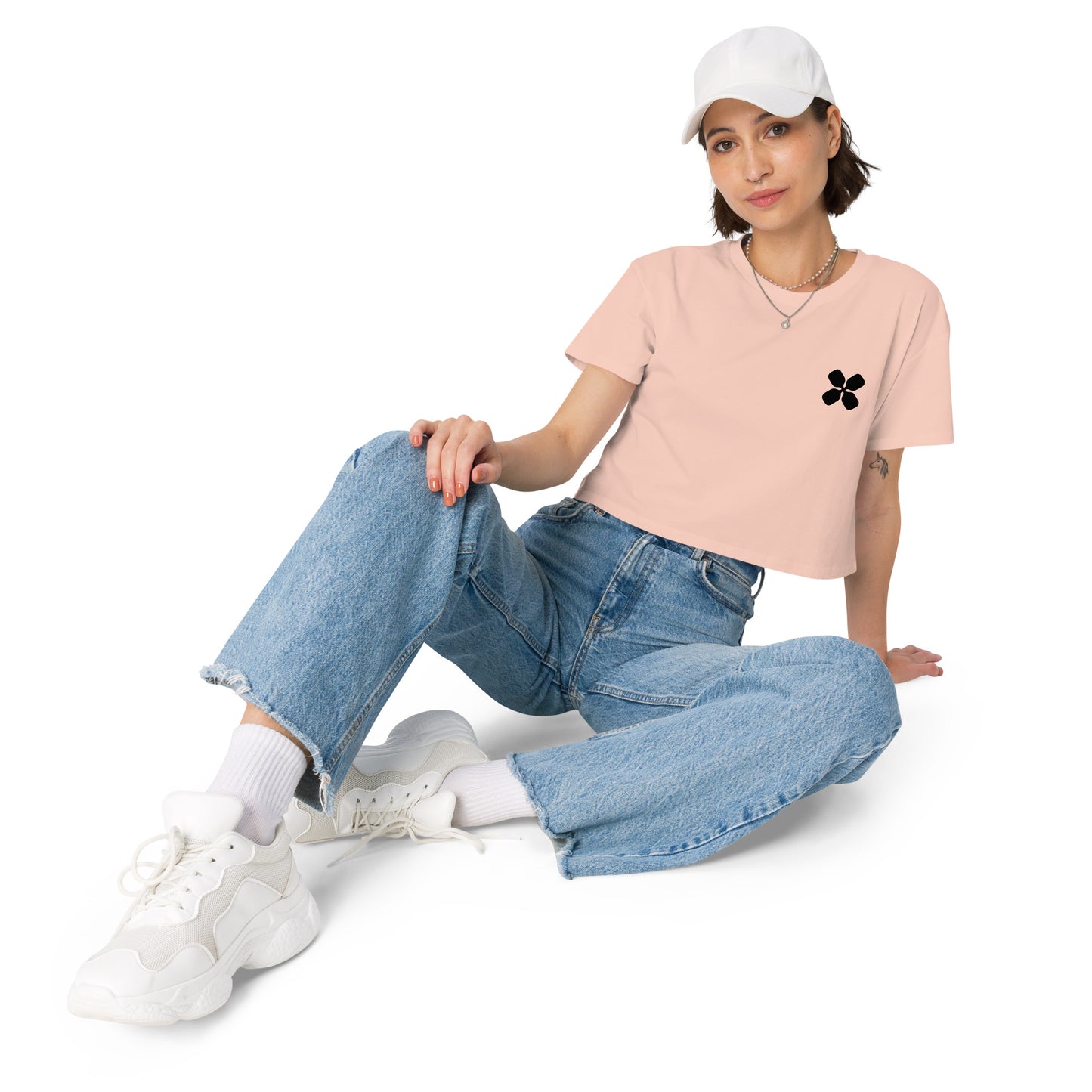 Clover Logo Women’s crop top